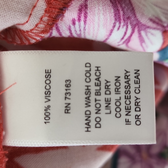 Cupio Floral Print Sleeveless  Hi Lo Dress  Size Large - Picture 6 of 6